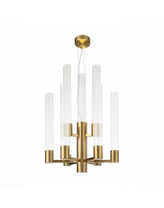 Люстра подвесная SL1229.303.09 латунь/прозрачный (9*5Вт, GU10) St luce