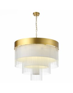 Люстра подвесная SL1352 203 12 золотистый белый прозрачный 12 40Вт E14 St luce