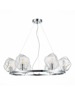 Люстра подвесная SL1175 103 06 хром прозрачный 6 40Вт E14 St luce