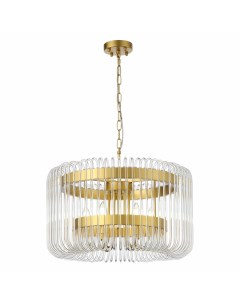 Люстра подвесная SL1228 203 06 золотистый прозрачный 6 40Вт E14 St luce