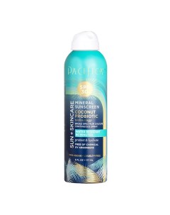 Солнцезащитный крем с пробиотиком SPF30 Mineral Sunscreen Spray SPF 30 Coconut Probiotic Pacifica