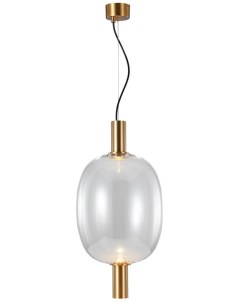 Светильник подвесной SL1582.313.01 бронзовый/прозрачный (1*7Вт, 2700K, LED) St luce