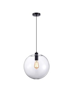 Светильник подвесной SL1056 433 01 черный прозрачный 1 60Вт Е27 St luce