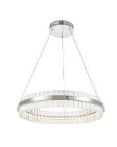 Светильник подвесной SL383.113.01 хром/прозрачный (1*44Вт, 3000K, LED) St luce