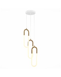 Светильник подвесной SL1579.303.03 латунь/латунь, белый (3*14Вт, 3000К, LED) St luce