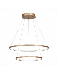 Светильник подвесной ST603.243.56 золотистый/белый (1*56Вт, 4000K, LED) St luce