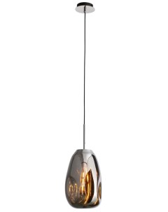 Светильник подвесной SL328 103 01 хром янтарный 1 60Вт E27 St luce