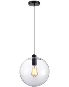 Светильник подвесной SL1056.423.01 черный прозрачный (1*60Вт, Е27) St luce