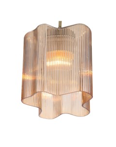 Светильник подвесной SL117.303.01 бронзовый/янтарный (1*60Вт, E27) St luce