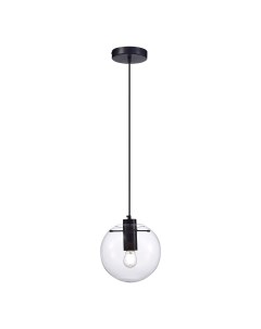 Светильник подвесной SL1056.403.01 черный/прозрачный (1*60Вт, Е27) St luce