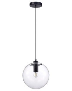 Светильник подвесной SL1056.413.01 черный прозрачный (1*60Вт, Е27) St luce