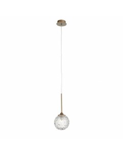 Светильник подвесной SL1152 203 01 золотистый прозрачный 1 5Вт G9 St luce