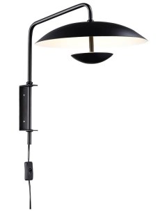 Светильник настенный бра SL6502 401 01 черный черный белый 1 8Вт 3000К LED St luce