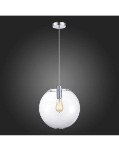 Светильник подвесной SL1056.133.01 хром/прозрачный (1*60Вт, Е27) St luce