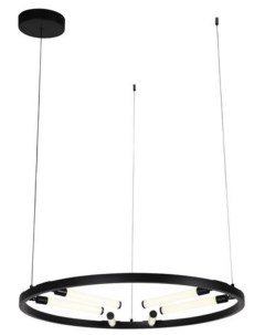 Светильник подвесной SL393.403.06 черный/белый (6*6Вт, 4000К, LED) St luce