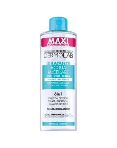 Мицеллярная вода для очищения увлажняющая 6 в 1 Dermolab Moisturizing Micellar Cleansing Water 6 in  Deborah