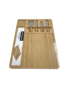 Сырная доска Bamboo 30х40см с приборами, арт. BM-00204 The kitchen