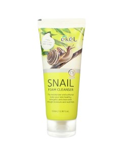 Пенка для умывания с Муцином улитки Омолаживающая Foam Cleanser Snail 100 Ekel