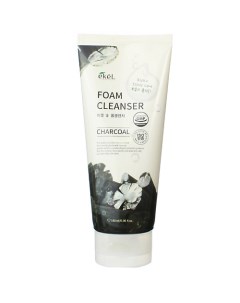 Пенка для умывания с Углем Глубокое очищения пор Foam Cleanser Charcoal 180 Ekel