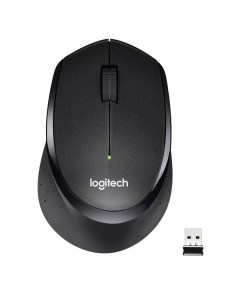 Мышь M330 Silent Plus радио (910-004909), чёрный Logitech