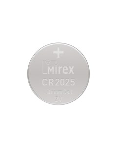 Батарейка CR2025 литиевая блистер 4 шт Mirex