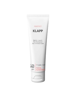 Солнцезащитный крем SPF50 Multi Level Performance Sun Protection 50 Klapp cosmetics