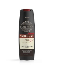 Гель душ для волос Благородный сандал и табак For MEN TOBACCO 2в1 400 Витэкс