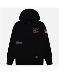 Мужская толстовка NASA Worm Logo Hoodie Alpha industries