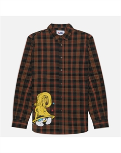 Мужская рубашка x The Smurfs Harmony Plaid Butter goods