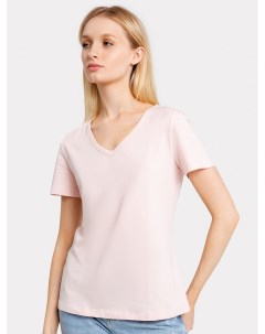 Спортивная прилегающая футболка в светло розовом оттенке Mark formelle