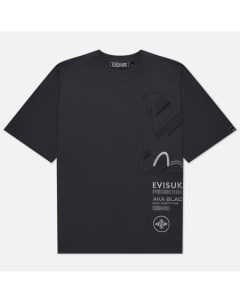 Мужская футболка kuro Multi Font All Over Print Pocket Evisu