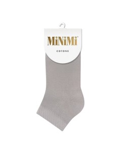 Cotone 1201 Носки женские однотонные укороченные Grigio 0 Minimi