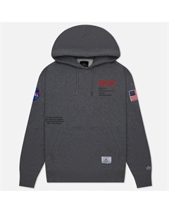 Мужская толстовка NASA Worm Logo Hoodie Alpha industries