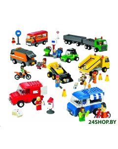 Конструктор 9333 Vehicles Set Trucks Motorcycles Cars Lego