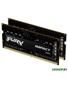 Оперативная память FURY Impact 2x8GB DDR4 SODIMM PC4 25600 KF432S20IBK2 16 Kingston