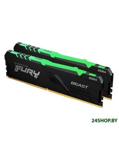 Оперативная память FURY Renegade RGB 2x8GB DDR4 PC4 25600 KF432C16RBAK2 16 Kingston