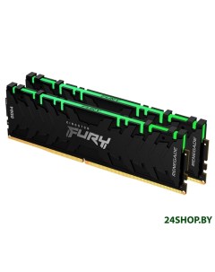 Оперативная память FURY Renegade RGB 2x32GB DDR4 PC4 25600 KF432C16RBAK2 64 Kingston