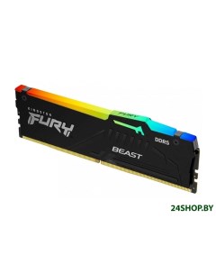 Оперативная память FURY Beast RGB 16ГБ DDR5 4800 МГц KF548C38BBA 16 Kingston