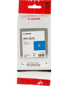 Картридж струйный PFI 107 C Canon