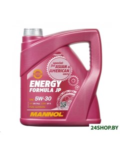 Моторное масло Energy Formula JP 5W 30 API SN 4л Mannol