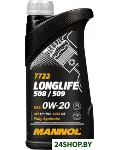 Моторное масло Longlife 508 509 0W 20 SP RC 1л Mannol