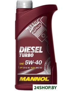 Моторное масло DIESEL TURBO 5W 40 1л Mannol