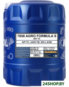 Моторное масло Agro Formula S 20л Mannol