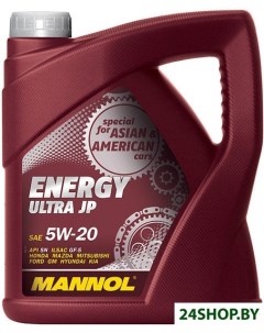 Моторное масло Energy Ultra JP 5W 20 API SN 4л Mannol