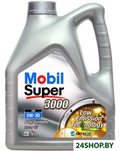 Моторное масло Super 3000 XE 5W 30 4л Mobil