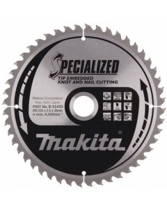 Пильный диск B 31435 Makita