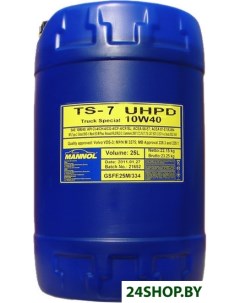 Моторное масло TS 7 UHPD Blue 10W 40 20л Mannol