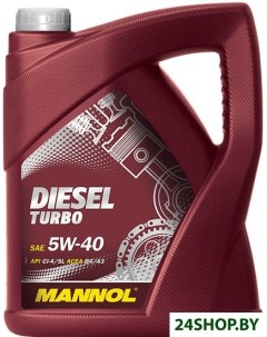 Моторное масло DIESEL TURBO 5W 40 5л Mannol