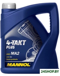 Моторное масло 4 Takt Plus API SL 4л Mannol