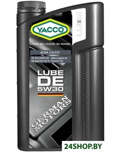 Моторное масло Lube DE 5W 30 2л Yacco